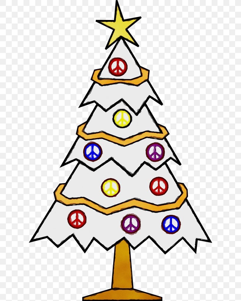 Christmas Tree, PNG, 624x1024px, Watercolor, Christmas, Christmas Decoration, Christmas Eve, Christmas Tree Download Free