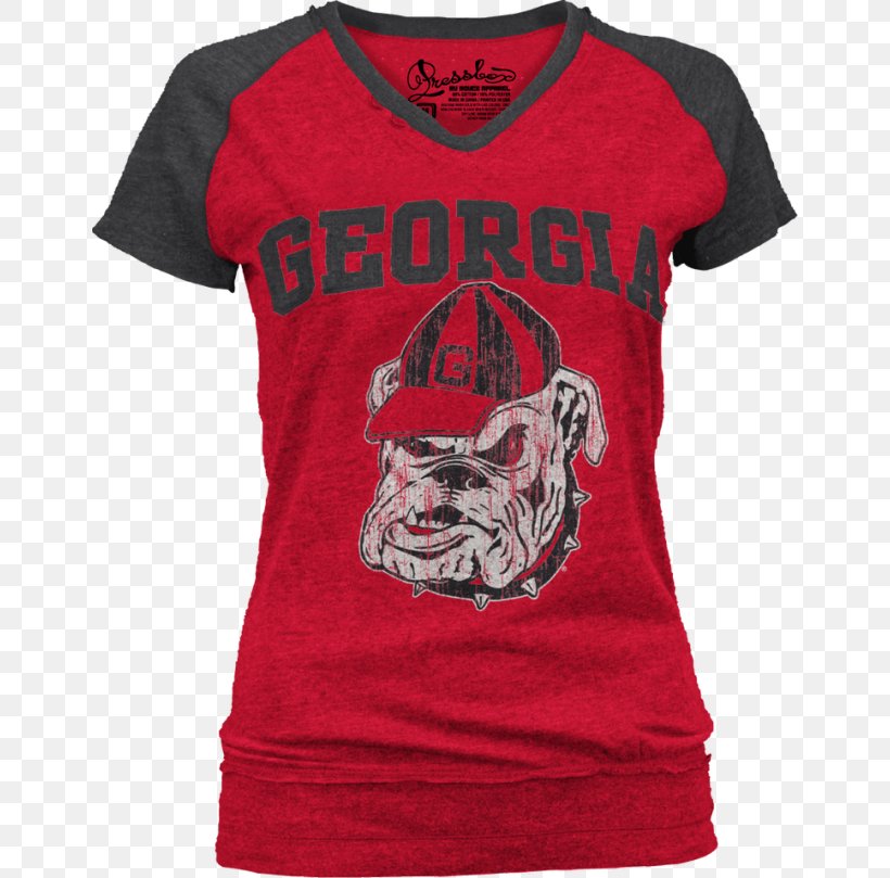 T-shirt Georgia Bulldogs Football University Of Georgia Georgia Bulldogs Women's Basketball, PNG, 650x809px, Tshirt, Active Shirt, American Football, Brand, Bulldog Download Free