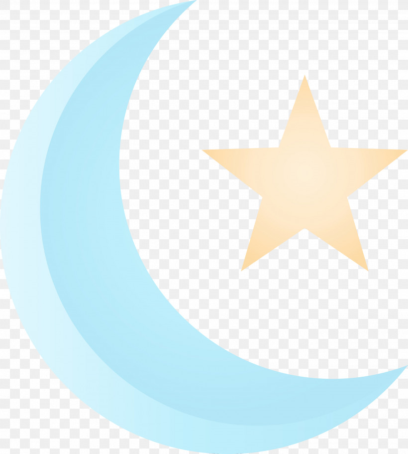 Aqua Turquoise Crescent Circle Star, PNG, 2700x3000px, Ramadan, Aqua, Circle, Crescent, Islam Download Free