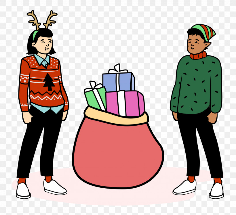 Christmas Gifts, PNG, 2500x2283px, Christmas Gifts, Birthday, Cartoon, Christmas Day, Christmas Tree Download Free