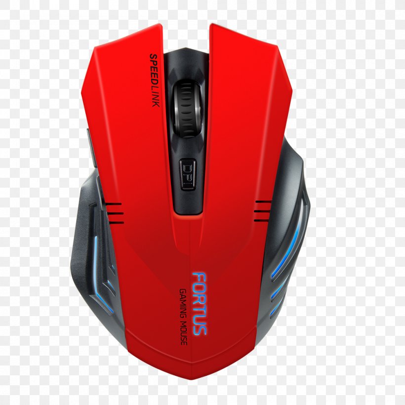 Computer Mouse SPEEDLINK Fortus RF Wireless Optical 2400DPI Right-hand Black,Red Mice Optical Mouse Video Game, PNG, 1000x1000px, Computer Mouse, Button, Computer, Computer Component, Electronic Device Download Free