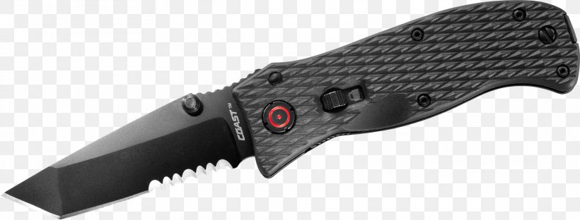 Knife Tool Weapon Serrated Blade, PNG, 2071x789px, Knife, Blade, Bowie Knife, Cold Weapon, Hardware Download Free