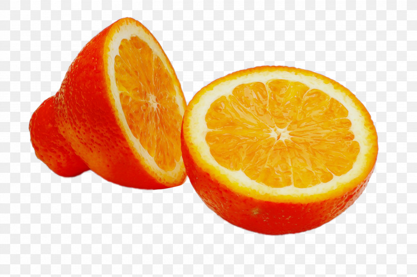 Orange, PNG, 3008x2000px, Watercolor, Bitter Orange, Citric Acid, Citrus, Clementine Download Free