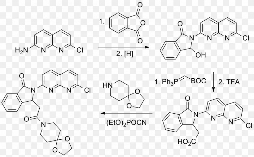 Pazinaclone Anxiolytic Chemical Synthesis Pagoclone Organic Chemistry, PNG, 1482x918px, Anxiolytic, Area, Auto Part, Black And White, Body Jewelry Download Free