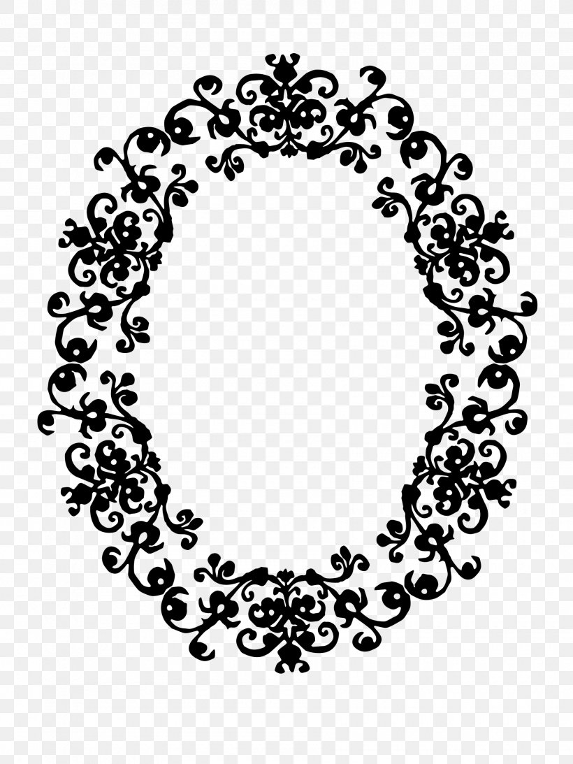 Borders And Frames Picture Frames Baroque Ornament Clip Art, PNG, 1800x2400px, Borders And Frames, Baroque Ornament, Black, Black And White, Body Jewelry Download Free