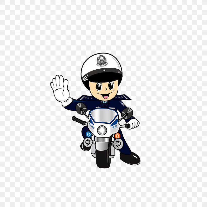 China Police Officer Motorcycle Sina Weibo, PNG, 5000x5000px, Police Officer, Badge, Cartoon, Headgear, Illustration Download Free