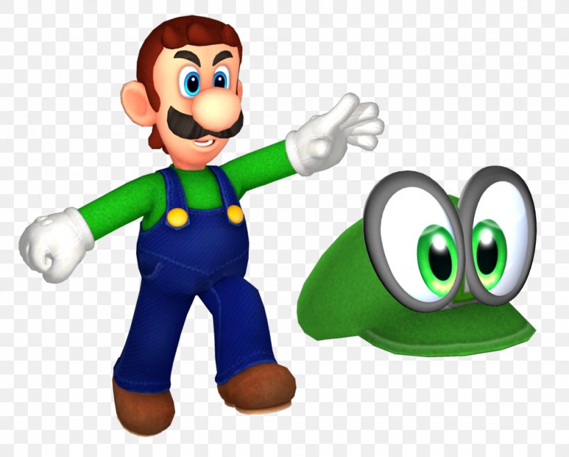 New Super Luigi U Super Mario Odyssey Super Mario 64 Super Smash Bros. Brawl, PNG, 1024x824px, Luigi, Cartoon, Fictional Character, Figurine, Finger Download Free