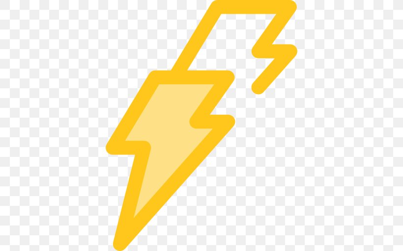 Yellow Lightning, PNG, 512x512px, Symbol, Area, Brand, Computer Font, Logo Download Free