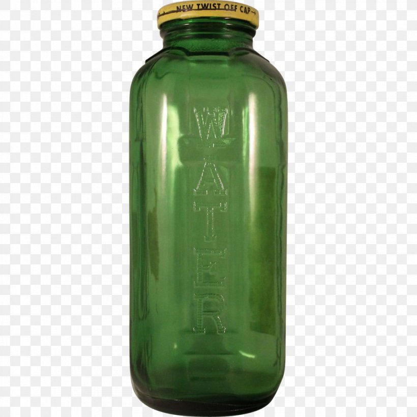 Glass Bottle Water Bottles Mason Jar, PNG, 1023x1023px, Bottle, Depression Glass, Drinkware, Food Storage Containers, Forest Green Download Free