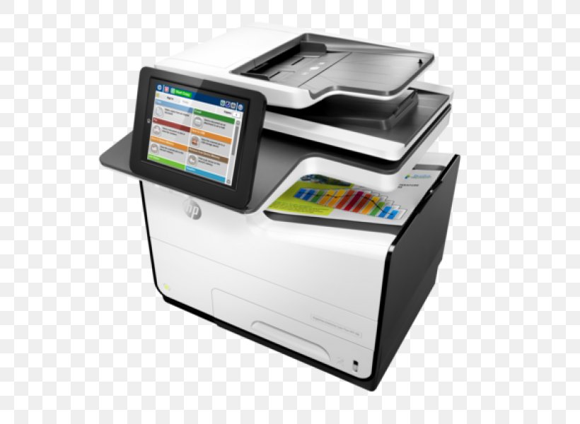 Hewlett-Packard HP PageWide Enterprise Color Flow MFP 586z Multi-function Printer HP Inc. HP PageWide Enterprise Color MFP 586dn Printing, PNG, 800x600px, Hewlettpackard, Color Printing, Electronic Device, Ink Cartridge, Inkjet Printing Download Free