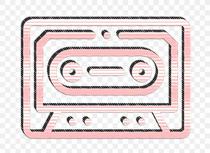 Tape Icon Audio And Video Icon Cassette Icon, PNG, 1284x934px, Tape Icon, Audio And Video Icon, Cassette Icon, Geometry, Line Download Free