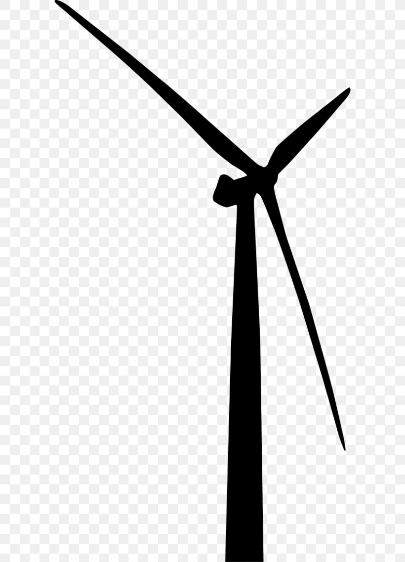 Wind Turbine Renewable Energy Wind Power Clip Art, PNG, 600x1137px, Wind Turbine, Black And White, Electricity Generation, Energy, Energy Development Download Free