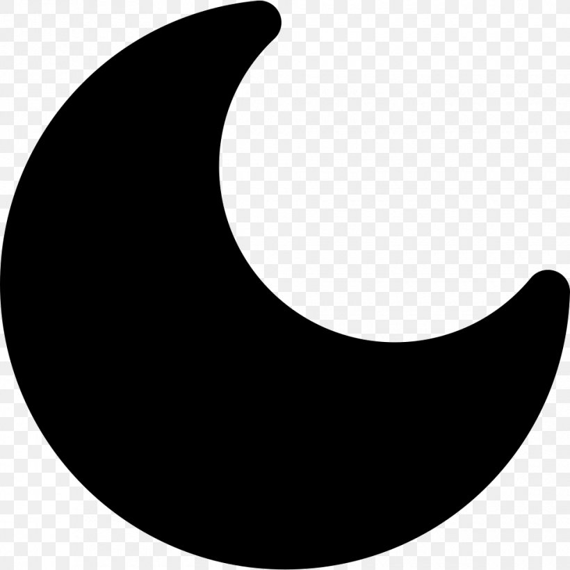 Crescent Silhouette, PNG, 980x980px, Crescent, Black, Black And White, Lunar Phase, Monochrome Download Free