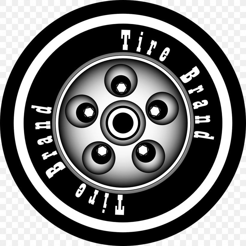 Download Tire Clip Art, PNG, 1280x1280px, Tire, Alloy Wheel, Automotive Tire, Black And White, Brand Download Free