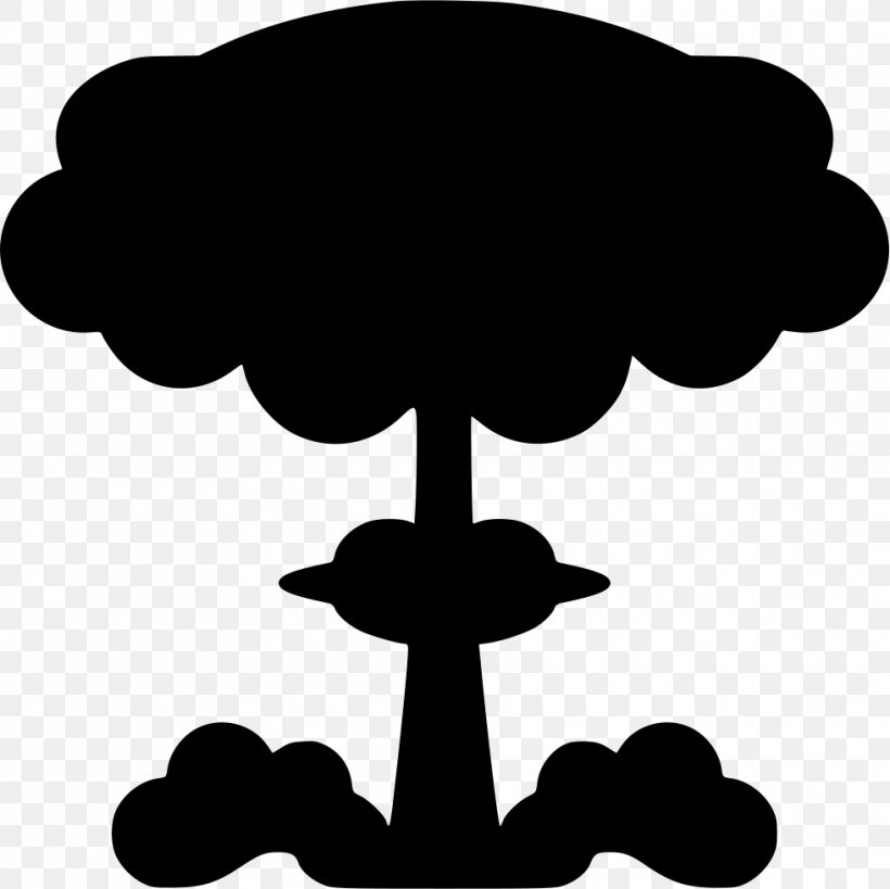 Nuclear Explosion Nuclear Weapon Mushroom Cloud Clip Art, PNG, 981x980px, Nuclear Explosion, Artwork, Black And White, Bomb, Explosion Download Free
