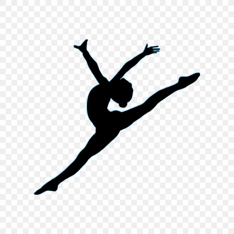 Silhouette Gymnastics Vector Graphics Image Art, PNG, 1024x1024px