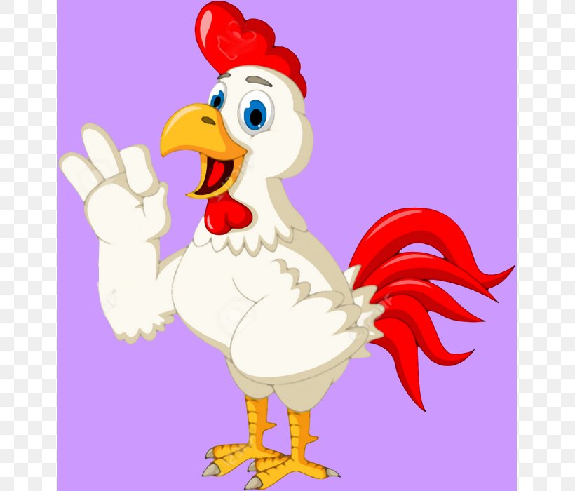 Chicken Cartoon Royalty-free, PNG, 655x700px, Chicken, Animal Figure, Art, Beak, Bird Download Free