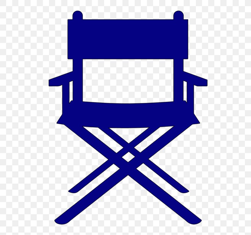 Clip Art Director's Chair Illustration Film Vector Graphics, PNG, 768x768px, Directors Chair, Chair, Drawing, Electric Blue, Film Download Free