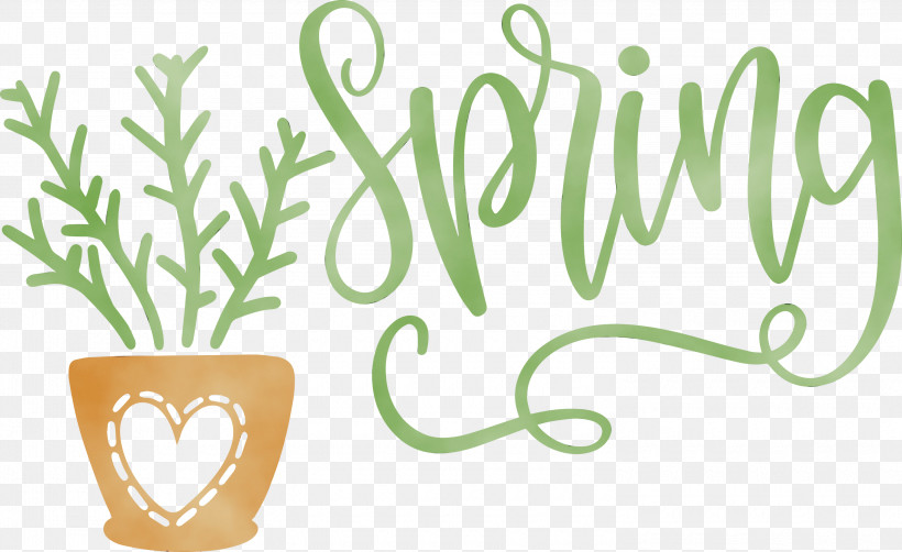 Logo Flower Flowerpot Plant Stem Calligraphy, PNG, 3000x1837px, Spring, Calligraphy, Flower, Flowerpot, Logo Download Free