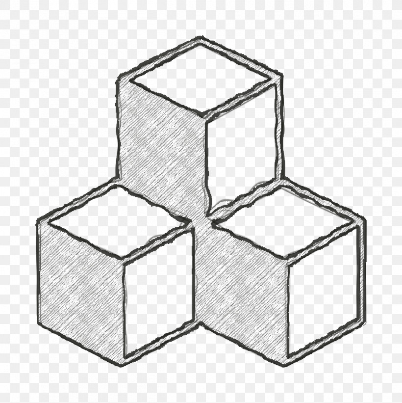 Cubes In Stack With Shadow Icon Iconographicons Icon Cube Icon, PNG, 1250x1252px, Iconographicons Icon, Angle, Black, Black And White, Cube Icon Download Free