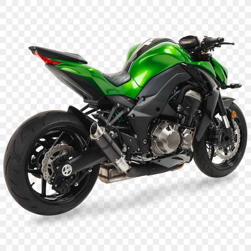 Exhaust System Motorcycle Accessories Kawasaki Z1000 Car, PNG, 1000x1000px, Exhaust System, Auto Part, Automotive Design, Automotive Exhaust, Automotive Exterior Download Free
