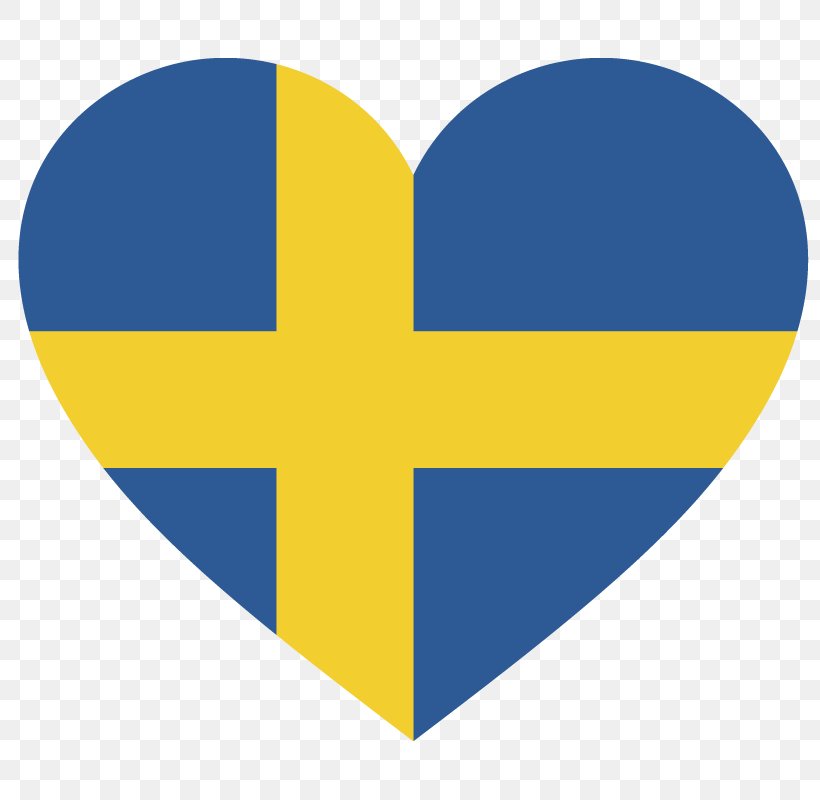 Flag Of Sweden Swedish Language Heart, PNG, 800x800px, Sweden, Abba, Car, Country, Electric Blue Download Free