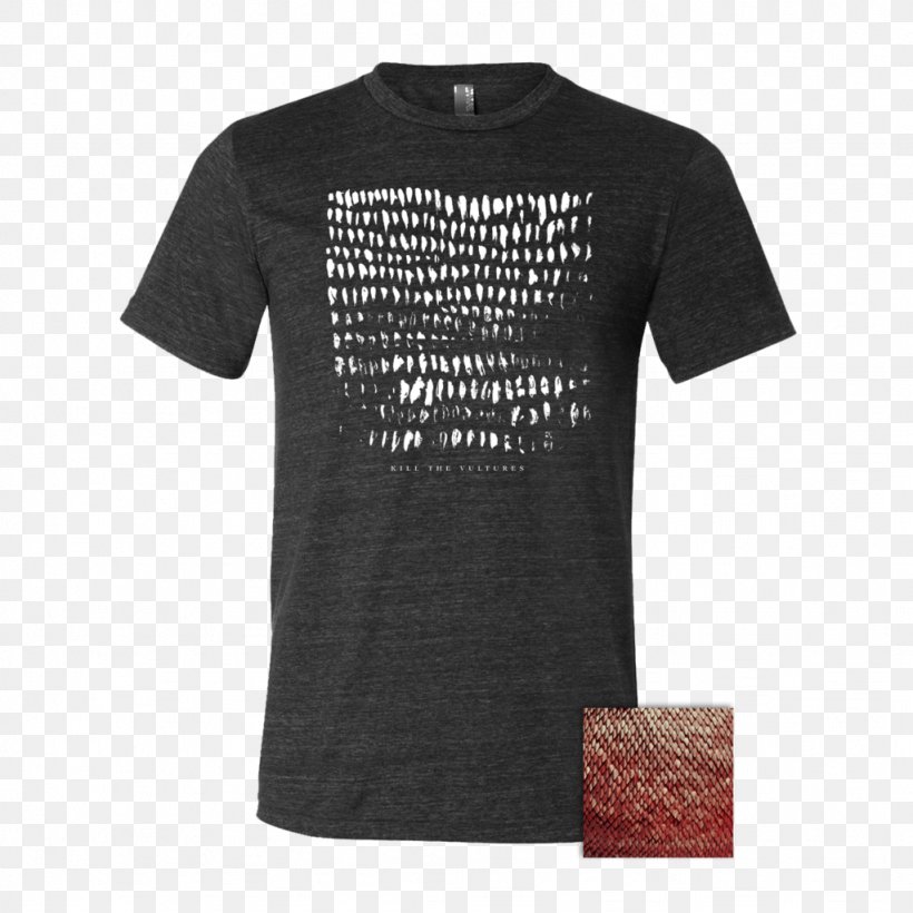 T-shirt Kill The Vultures Carnelian Musician, PNG, 1024x1024px, Tshirt, Active Shirt, Black, Brand, Carnelian Download Free