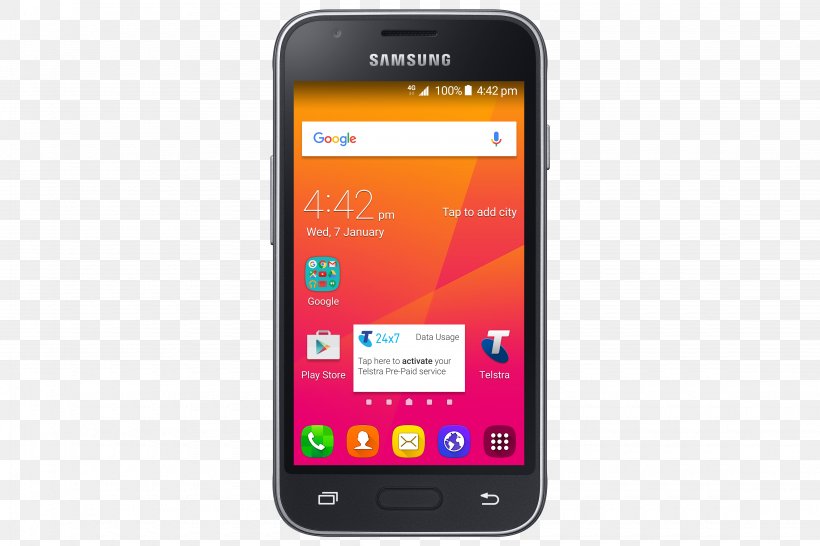 Telephone Samsung Galaxy Smartphone Feature Phone Telstra, PNG, 4500x3000px, Telephone, Boost Mobile, Cellular Network, Communication Device, Electronic Device Download Free