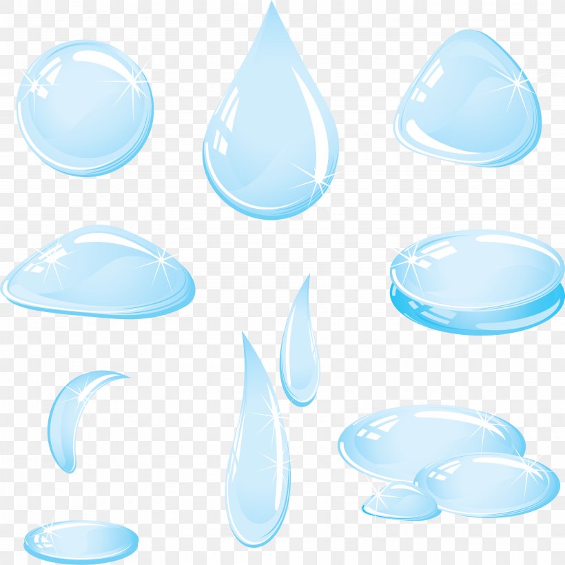 Water Drop Rain, PNG, 3560x3563px, Blue, Aqua, Azure, Clip Art, Data Download Free