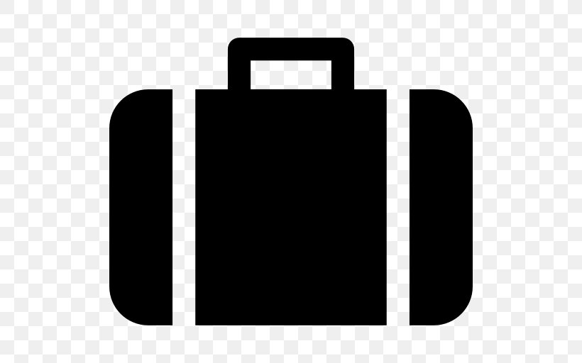 Suitcase Baggage Briefcase, PNG, 512x512px, Suitcase, Bag, Baggage, Black, Black And White Download Free
