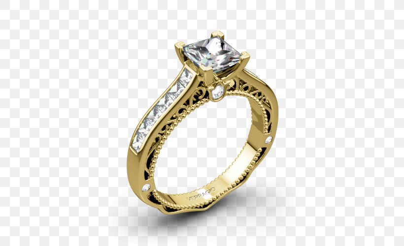 Engagement Ring Wedding Ring Colored Gold, PNG, 500x500px, Engagement Ring, Body Jewelry, Brilliant, Colored Gold, Diamond Download Free