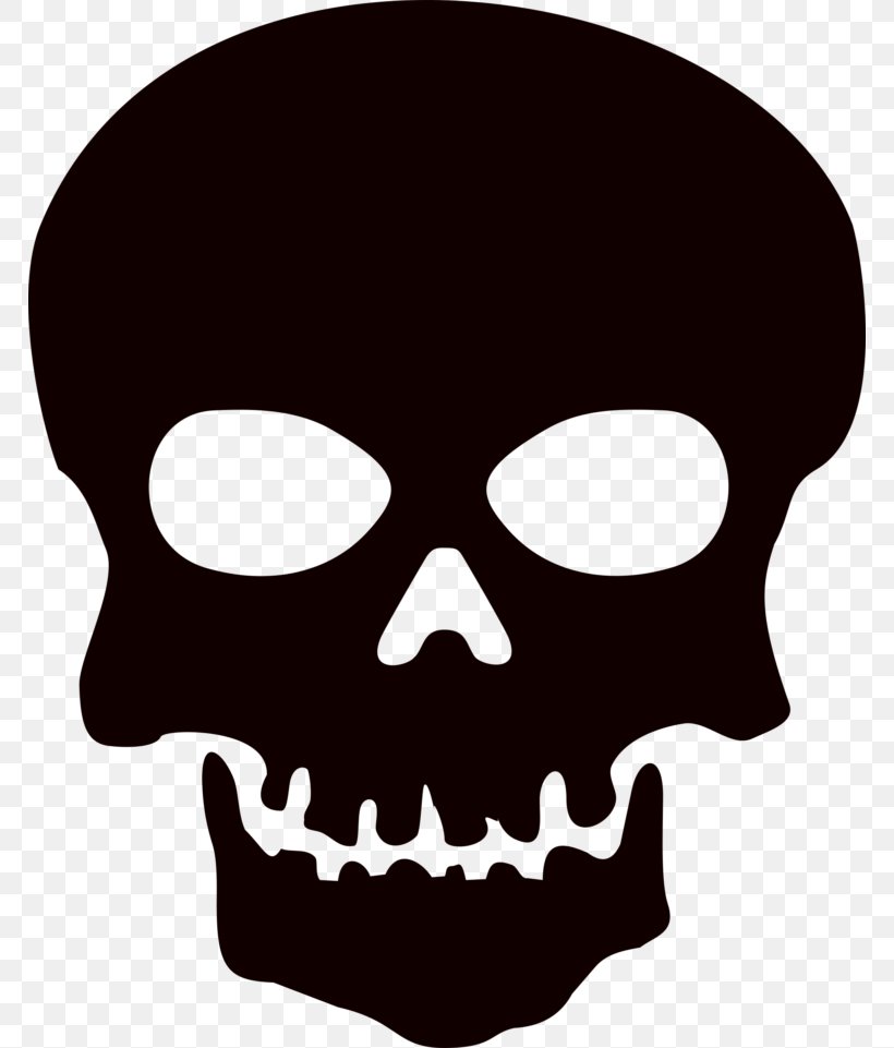 Skull Silhouette Clip Art, PNG, 768x961px, Skull, Bone, Drawing, Facial Hair, Head Download Free