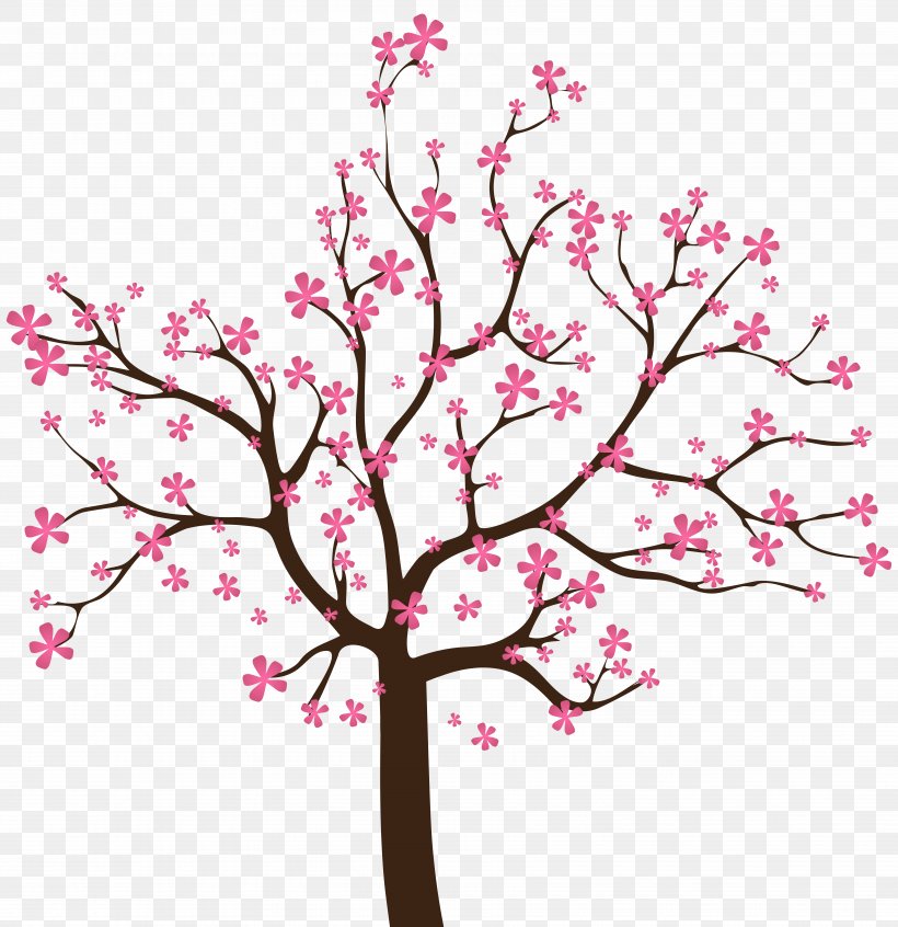 Spring Tree Clip Art, PNG, 7012x7241px, Spring, Blossom, Branch, Cdr, Cherry Blossom Download Free