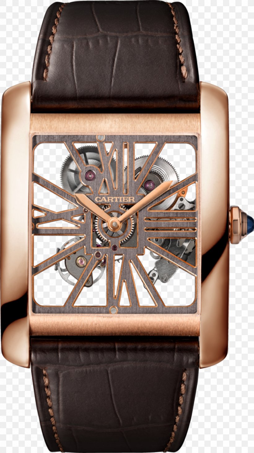 Cartier Tank MC Watch Jewellery, PNG, 2000x3561px, Cartier, Brown, Cartier Tank, Cartier Tank Anglaise, Gold Download Free