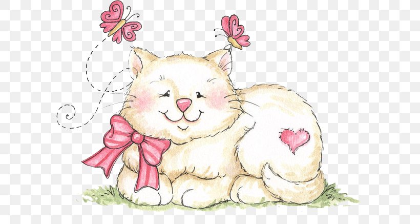 Cat Kitten Drawing Clip Art, PNG, 600x437px, Watercolor, Cartoon, Flower, Frame, Heart Download Free