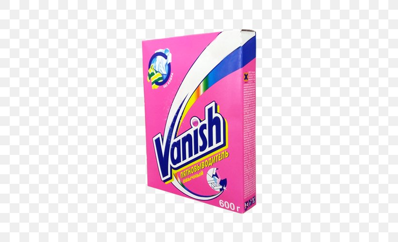 Vanish Laundry Detergent Stain Soap, PNG, 500x500px, Vanish, Brand, Carpet, Cleaning, Detergent Download Free