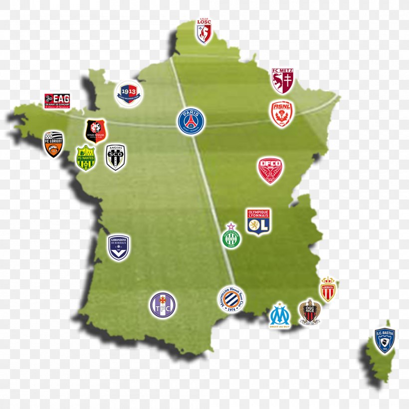 2017–18 Ligue 1 2016–17 Ligue 1 France 2015–16 Ligue 1 Paris Saint-Germain F.C., PNG, 1000x1000px, France, Area, As Monaco Fc, Dijon Fco, En Avant De Guingamp Download Free