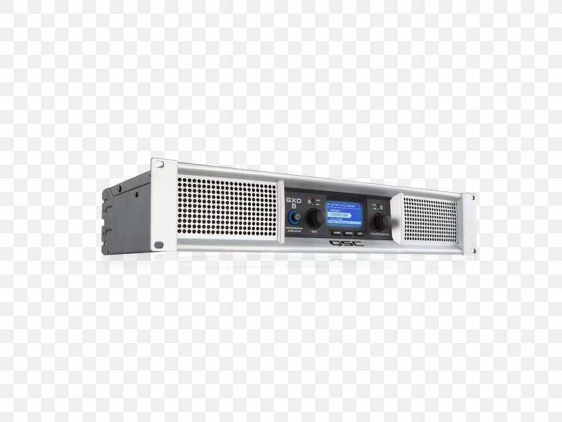 Audio Power Amplifier QSC GXD 4 Power Amplifier GXD4 QSC Audio Products QSC GX3, PNG, 2048x1536px, Audio Power Amplifier, Amplifier, Audio Power, Digital Signal Processing, Electronic Device Download Free