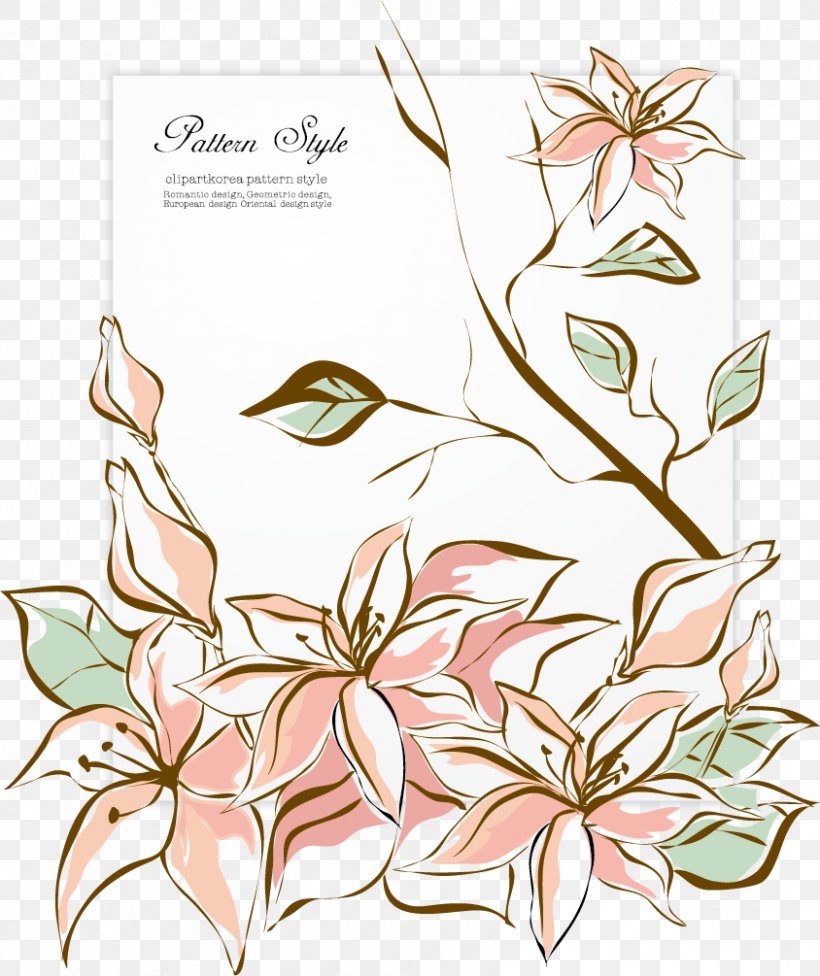 Flower Painting Illustration, PNG, 844x1005px, Flower, Area, Art, Artwork, Cartoon Download Free
