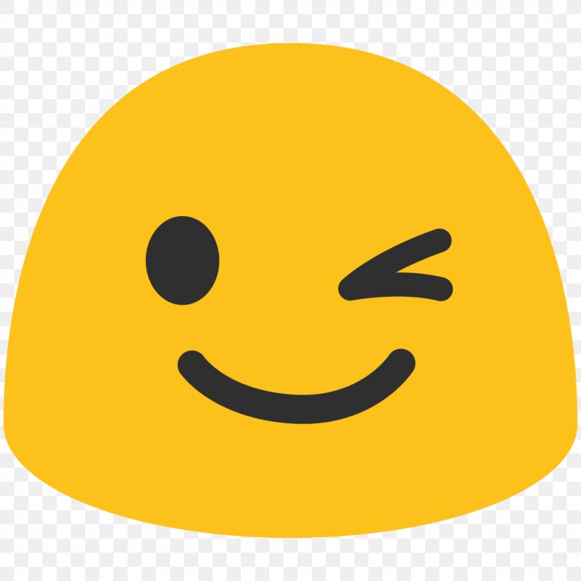 Wink Emoji Face Smiley Emoticon, PNG, 1024x1024px, Wink, Android, Emoji, Emojipedia, Emoticon Download Free