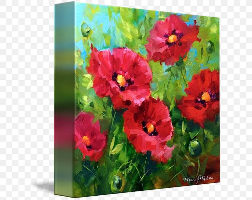 Common Poppy Gallery Wrap Wildflower, PNG, 627x650px, Poppy, Annual Plant, Art, Canvas, Common Poppy Download Free