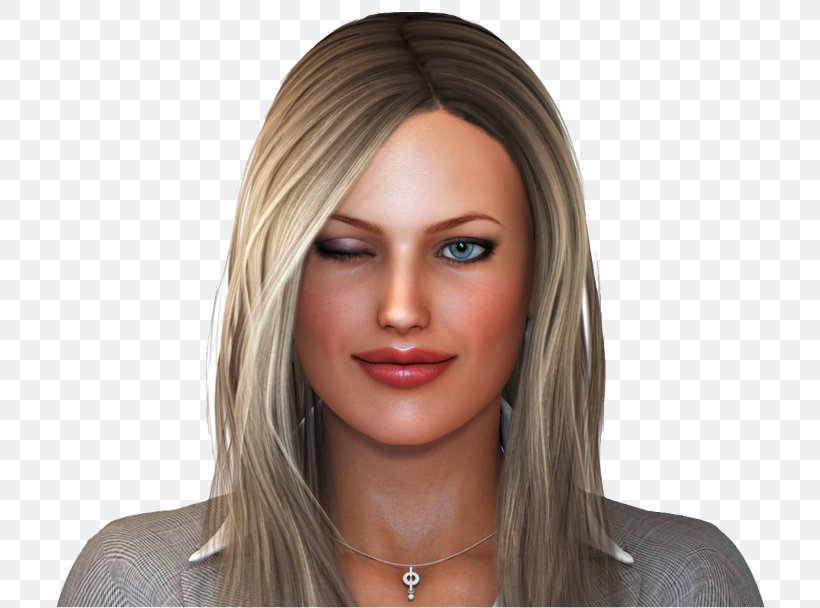 Virtual Assistant Denise Guile 3D Assistente Virtuale Vlingo, PNG, 719x608px, Virtual Assistant Denise, Assistente Virtuale, Beauty, Blond, Brown Hair Download Free