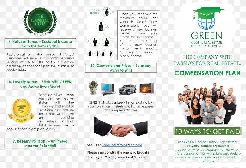 Business Education Real Estate Multi-level Marketing, PNG, 3300x2260px, Business, Advertising, Brochure, Cost, Education Download Free