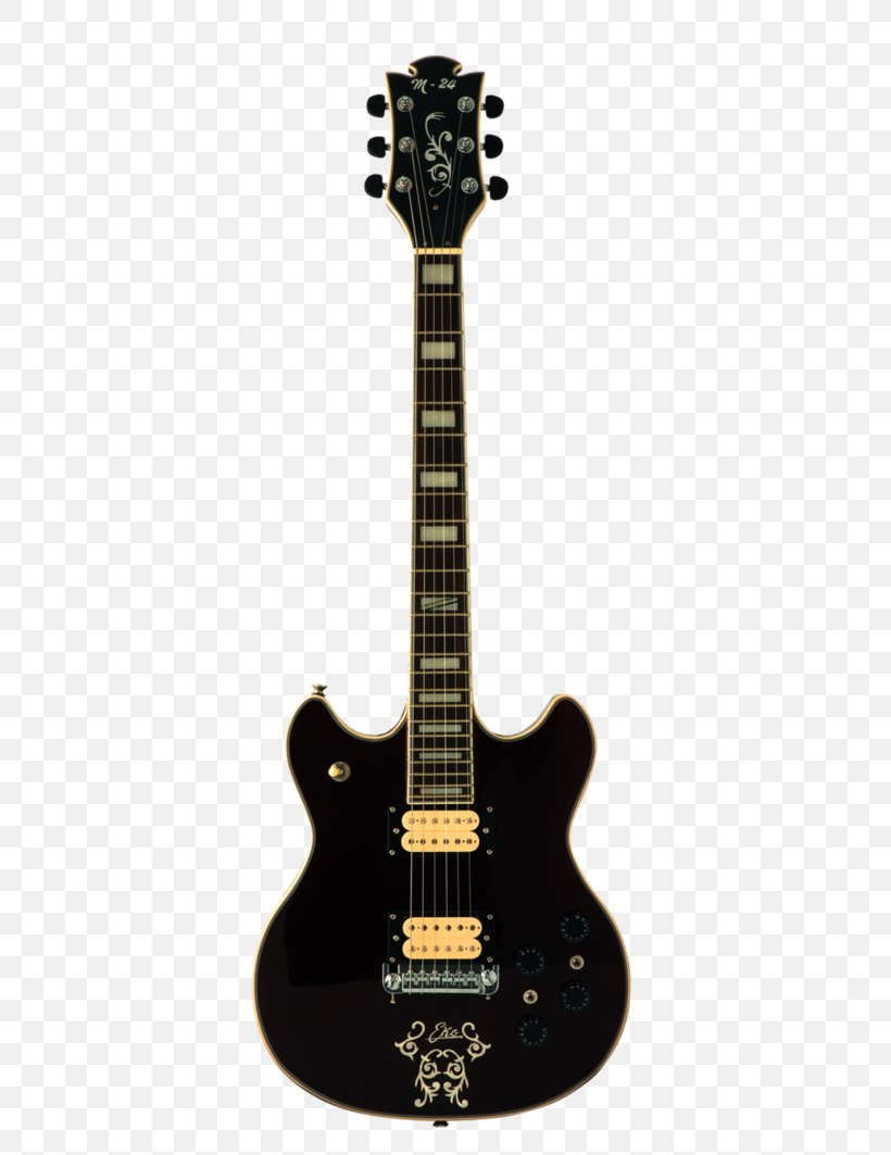 Electric Guitar ESP LTD PS-1 Gibson Les Paul, PNG, 752x1063px, Watercolor, Cartoon, Flower, Frame, Heart Download Free