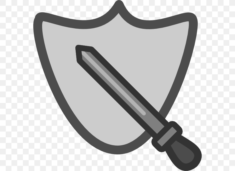 Shield Sword Clip Art, PNG, 588x598px, Shield, Coat Of Arms, Escutcheon, Sports Equipment, Sword Download Free