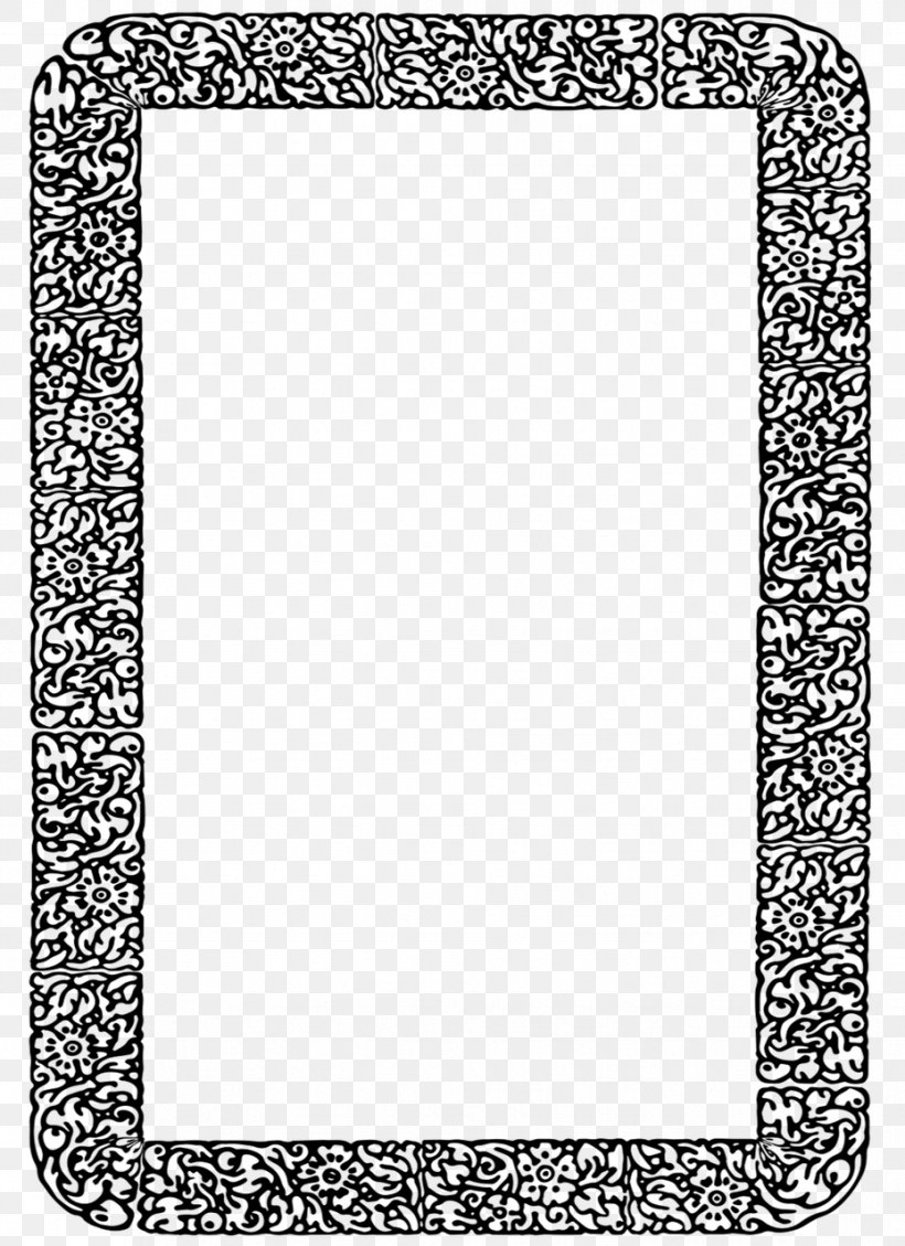 Picture Frames Paper Post Cards Drawing Clip Art, PNG, 929x1280px, Picture Frames, Area, Black And White, Decoupage, Drawing Download Free
