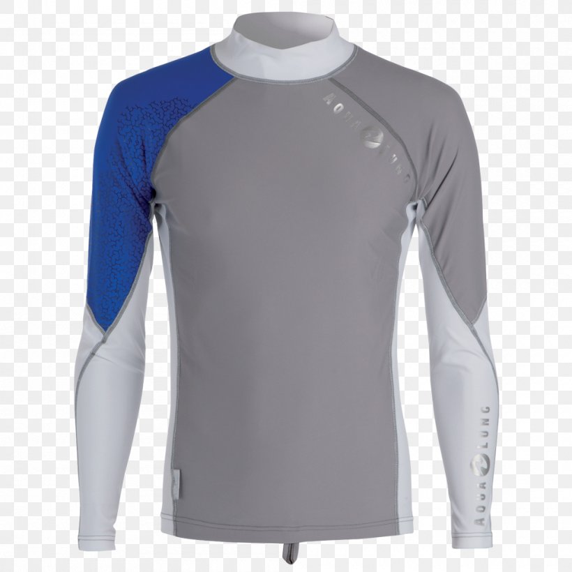 T-shirt Rash Guard Aqua Lung/La Spirotechnique Sleeve, PNG, 1000x1000px, Tshirt, Active Shirt, Aqua Lungla Spirotechnique, Aqualung, Clothing Download Free