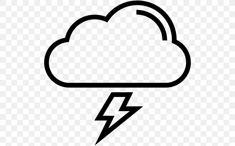 Thunderstorm Cloud Lightning Rain, PNG, 512x512px, Thunderstorm, Area, Black, Black And White, Brand Download Free