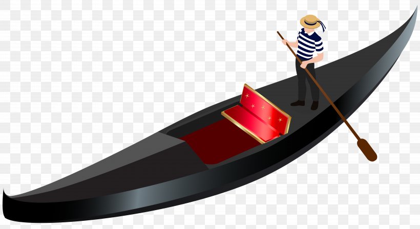 Venice Gondola Clip Art, PNG, 8000x4378px, Venice, Boat, Canoe, Gondola, Kayak Download Free