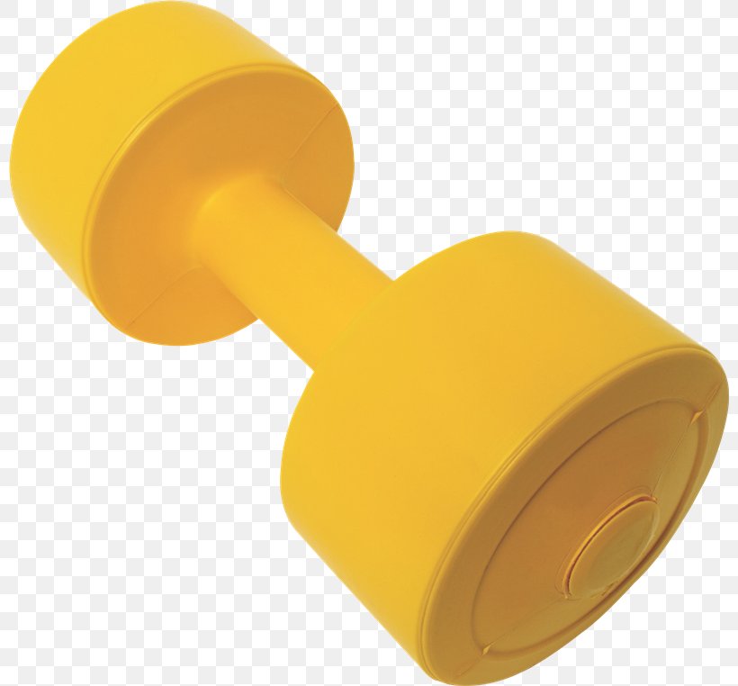 Dumbbell Physical Fitness Yellow Clip Art, PNG, 800x762px, Dumbbell, Digital Image, Drawing, Exercise, Exercise Equipment Download Free